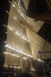 The Royal Clipper At Night Under Sail