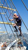 Ed Climbing the Mast