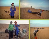 Travel to Sahara Desert Camp Collage