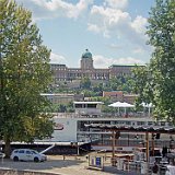 The Buda Castle and the Viking River Cruise Docking Area